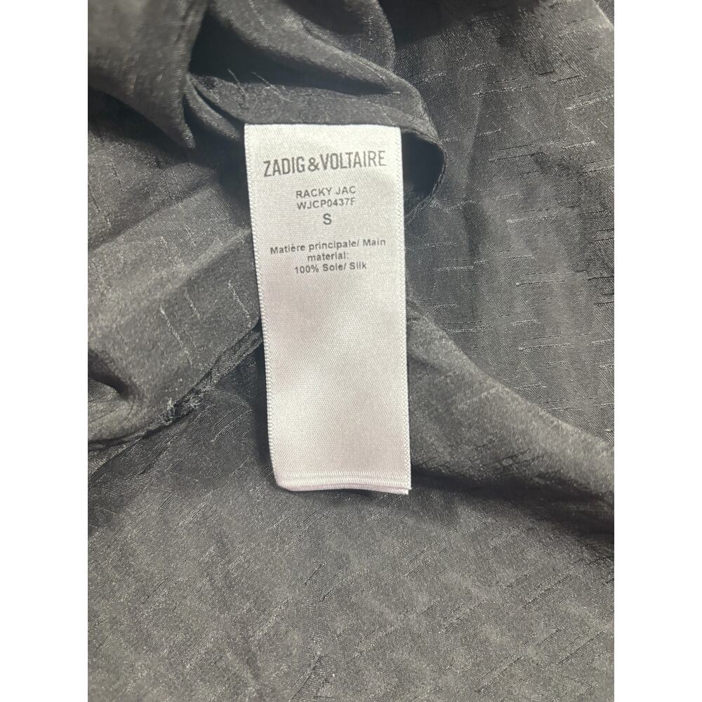 Zadig and‎ Voltaire NWT Racky Silk Jacquard Midi Dress in Dark Chocolate Small - Picture 5 of 7